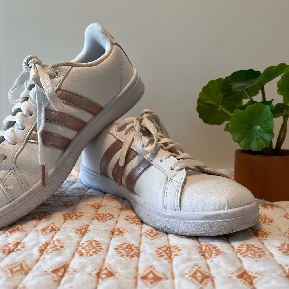 Adidas cloudfoam Ortholite Float rose gold shoes